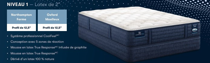 ICONFORT PRO Latex de Serta - Ferme
