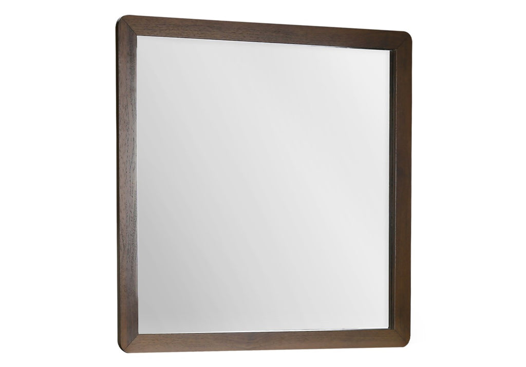 Mirroir contour bois Noyer - Delson