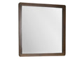 Mirroir contour bois Noyer - Delson