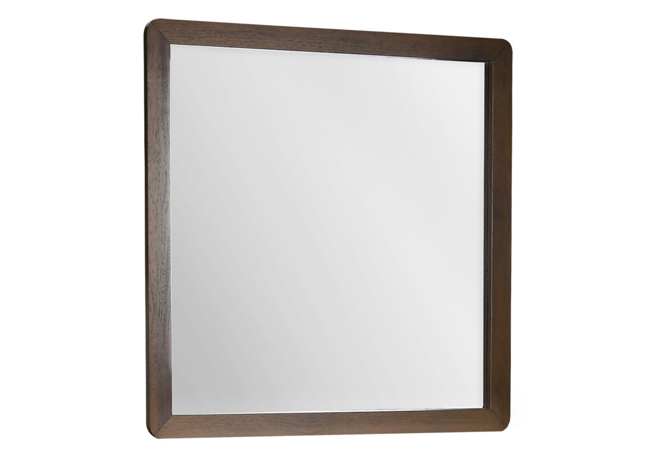 Mirroir contour bois Noyer - Delson