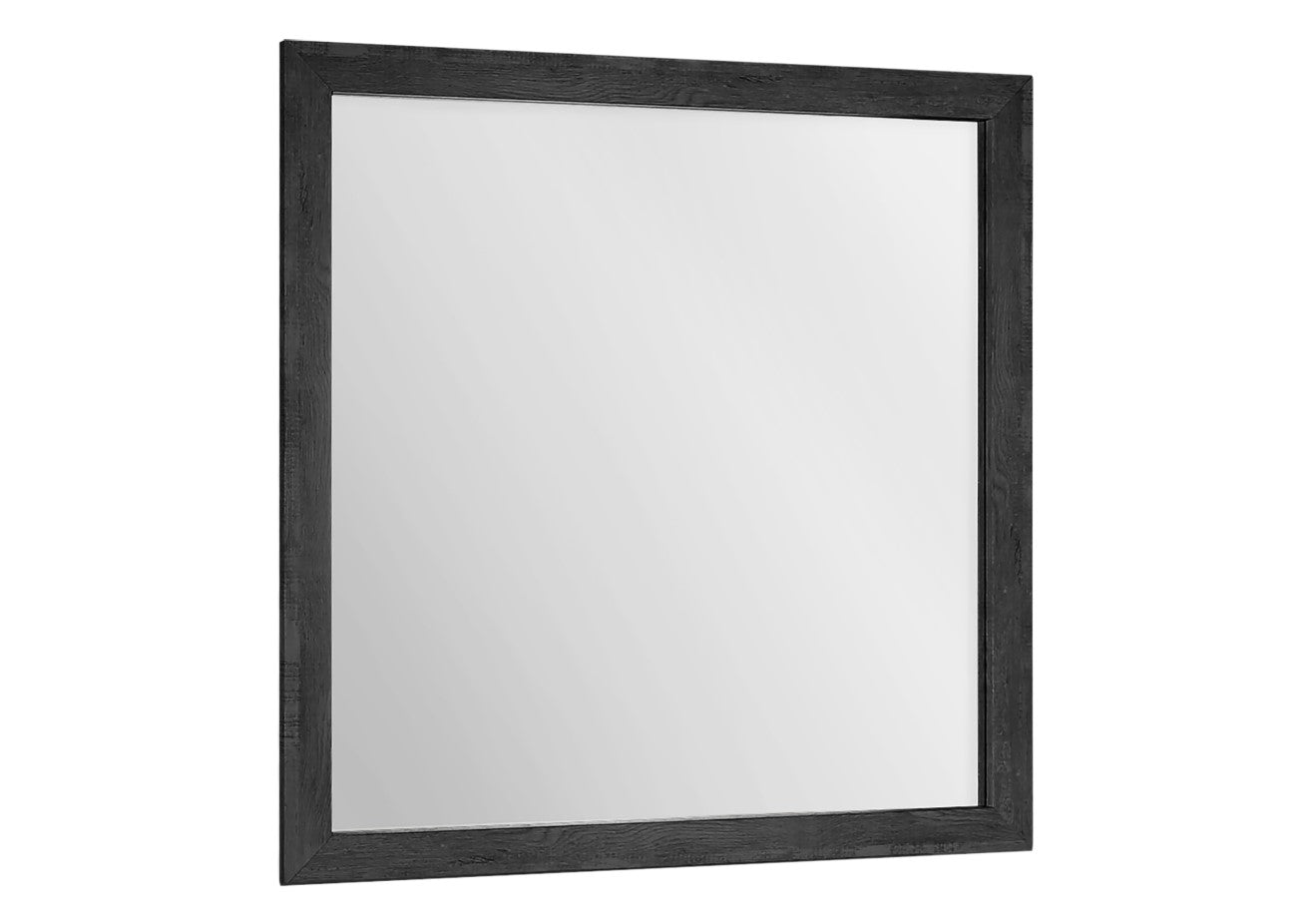 Mirroir contour Gris - Charbon