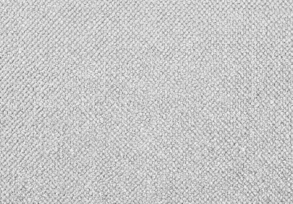 Lit tissu bouclé gris pale - Sainte-Catherine