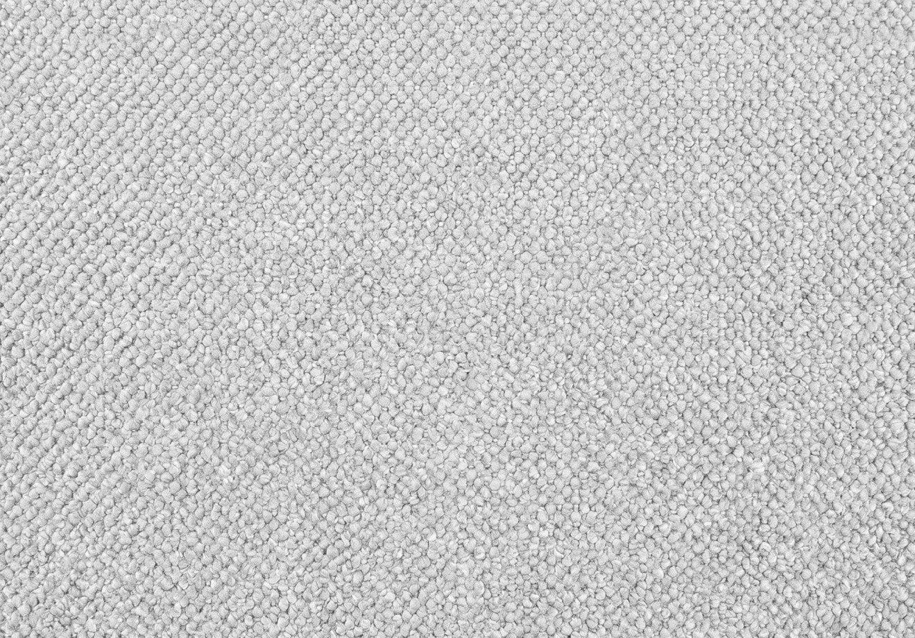 Lit tissu bouclé gris pale - Sainte-Catherine