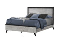 Lit de bois gris 2 tons - Chambly