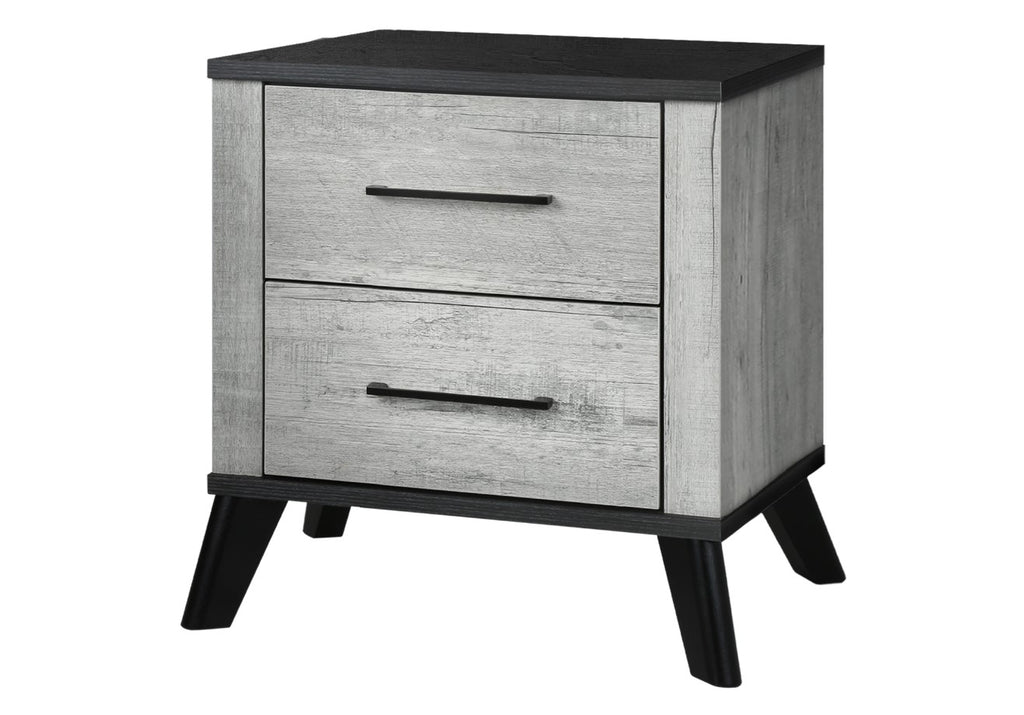 Table de chevet bois 2 ton - Chambly
