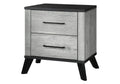 Table de chevet bois 2 ton - Chambly