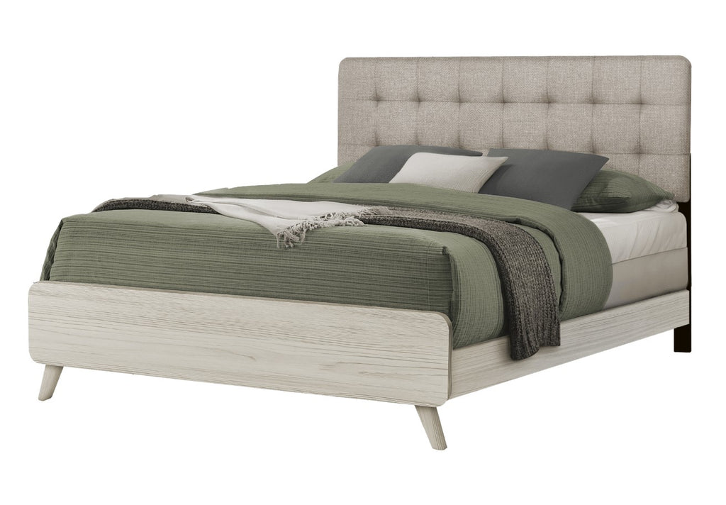 Base de lit bois beige - Sablon