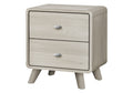 Table de chevet bois beige - Sablon