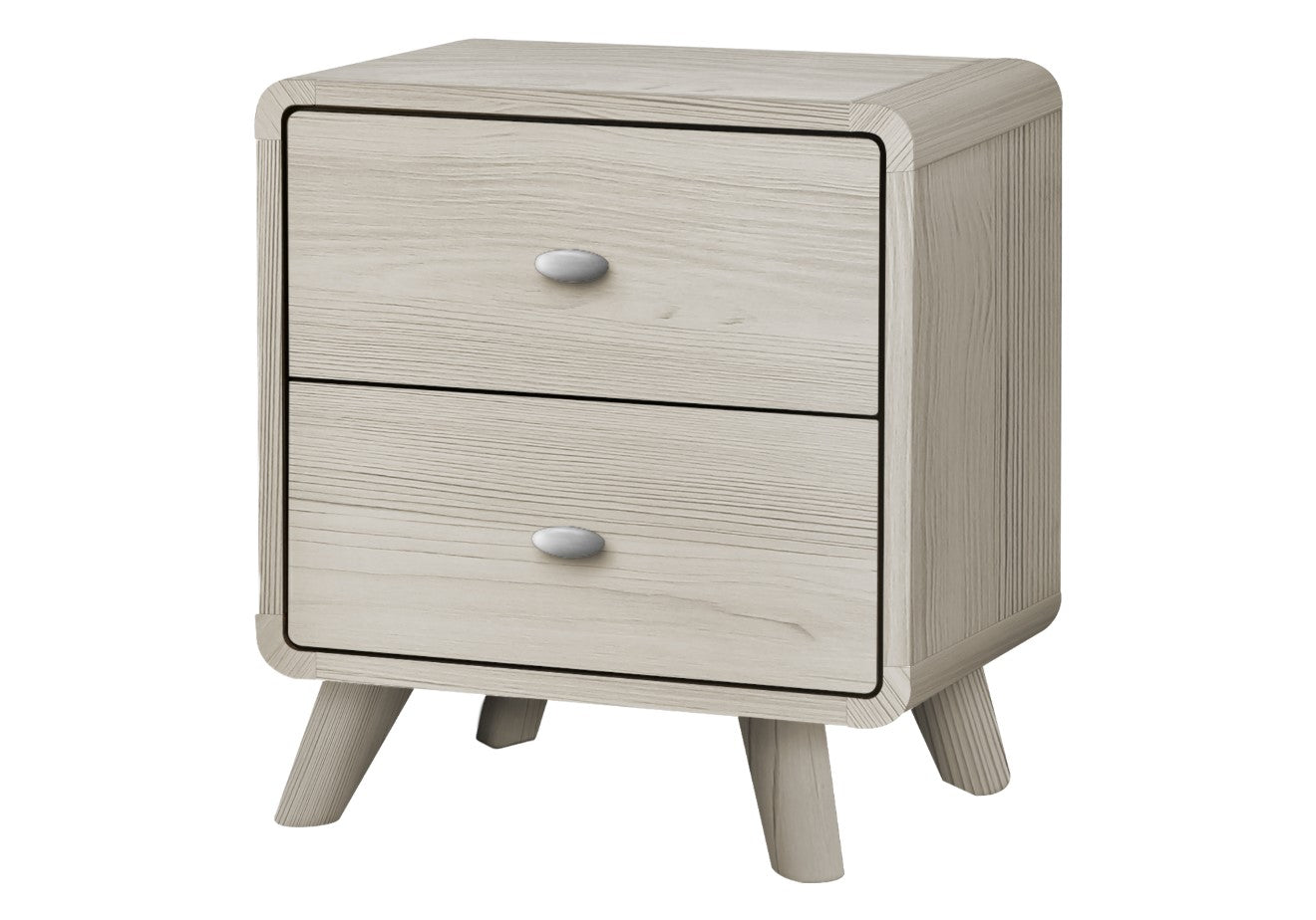 Table de chevet bois beige - Sablon