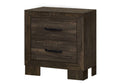 Table de chevet en bois café - Charlevoix