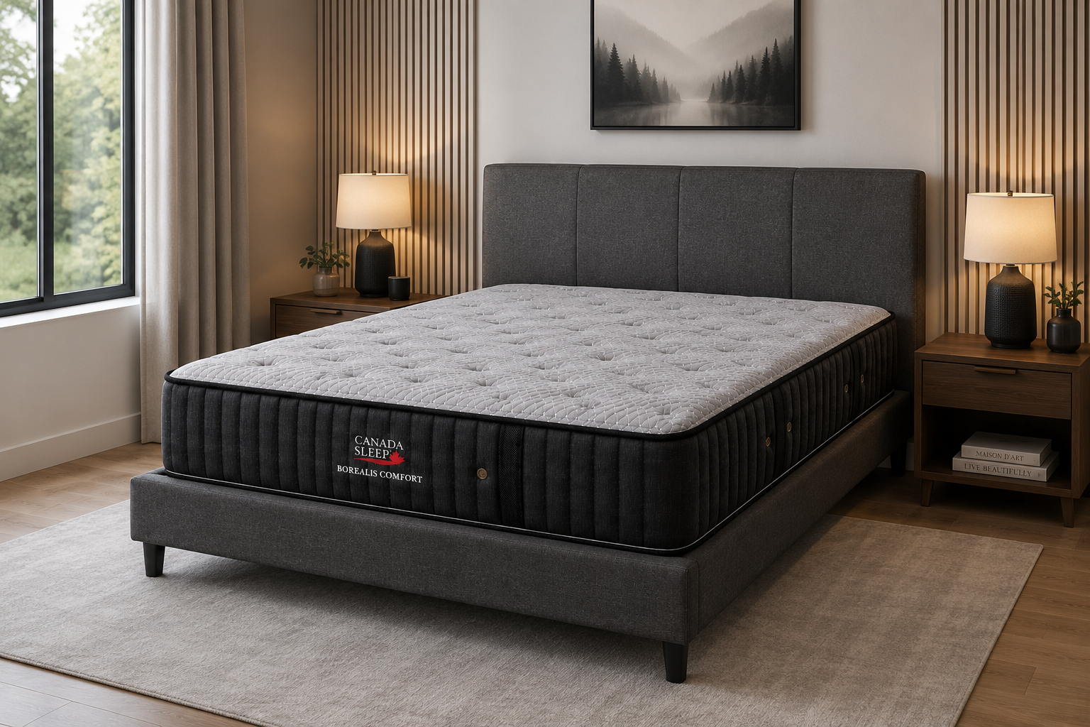 Matelas Latex à plateau régulier de 12 po - Semi-Ferme