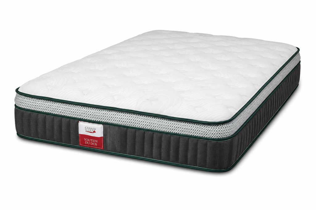 Matelas ressorts ensachés à plateau de 10 po - Moelleux