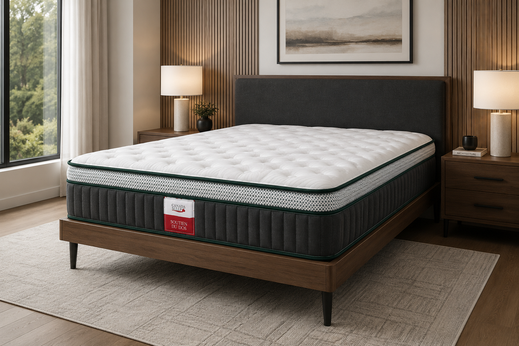 Matelas ressorts ensachés à plateau de 10 po - Moelleux