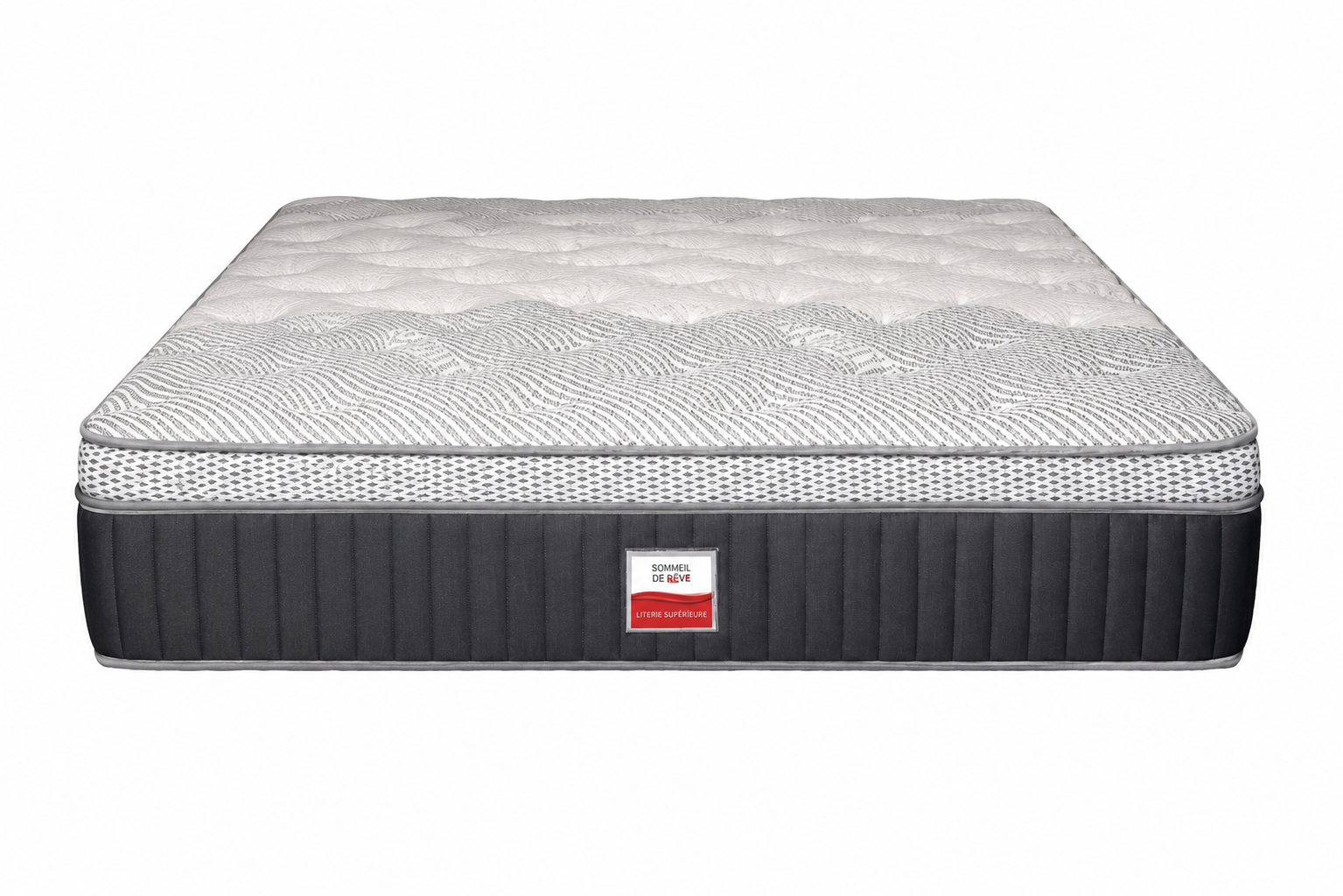 Matelas Ressorts Ensachés Euro Top de 13,5 po - Semi-Ferme