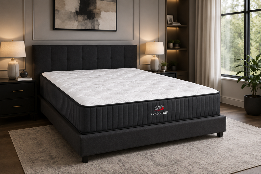 Matelas Hybride à plateau ferme de 13,5 po - Moelleux