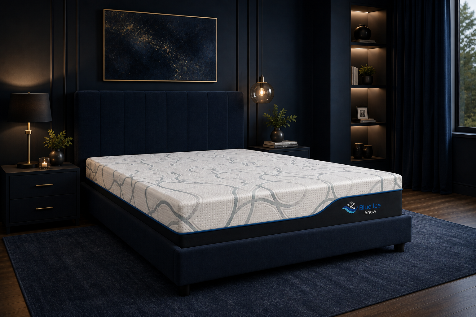 Matelas mousse mémoire Snow de 10 po - Semi Ferme