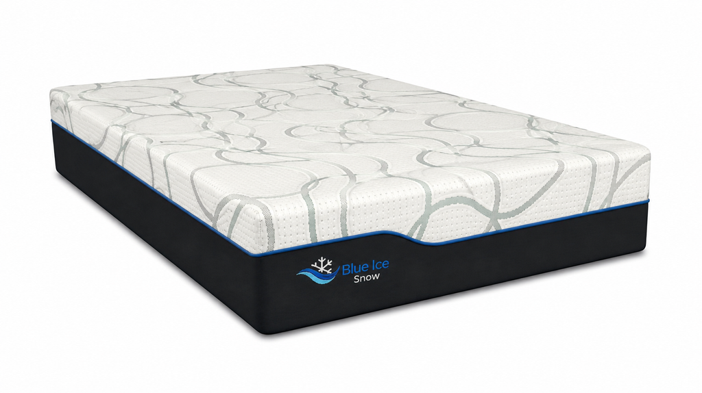Matelas mousse mémoire Snow de 10 po - Semi Ferme