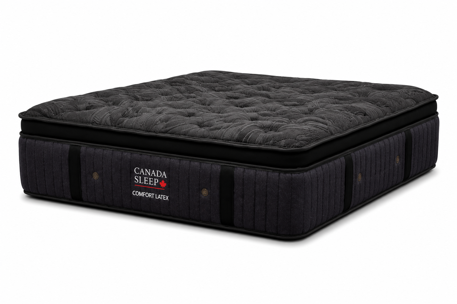 Matelas Hybride Latex ressorts ensachés 13.5 po - Ferme