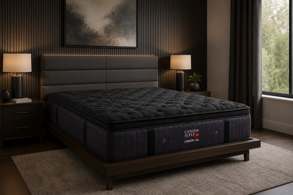 Matelas Hybride avec Gel Rafraichissant 13.5 po - Semi Ferme
